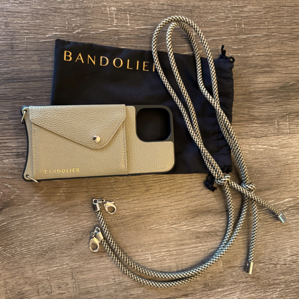 Bandolier Julian Pebble leather crossbody